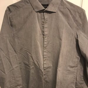 Gray Van Heusen Dress shirt size L